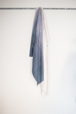 Stunning graduated selvedge throw by Tutti & Co